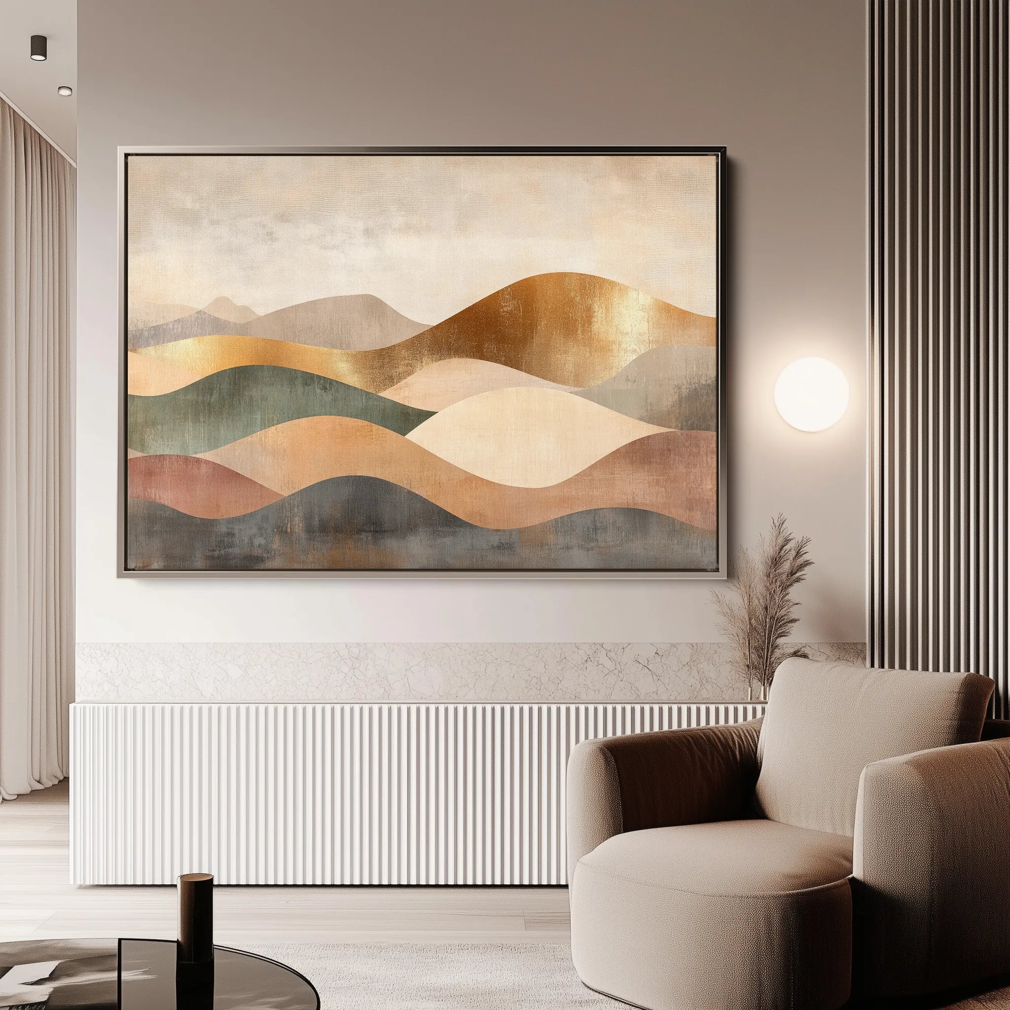 Boho 221 Canvas Art 60 x 40 cm / Black