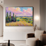 Landscape 221 Canvas Art 60 x 40 cm / Black