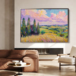 Landscape 221 Canvas Art 60 x 40 cm / Black