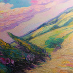 Landscape 221 Canvas Art 60 x 40 cm / Black