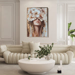 Portrait 221 Canvas Art 60 x 40 cm / Black