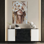 Portrait 221 Canvas Art 60 x 40 cm / Black