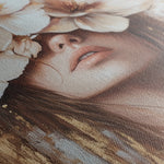 Portrait 221 Canvas Art 60 x 40 cm / Black