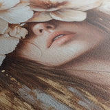 Portrait 221 Canvas Art 60 x 40 cm / Black