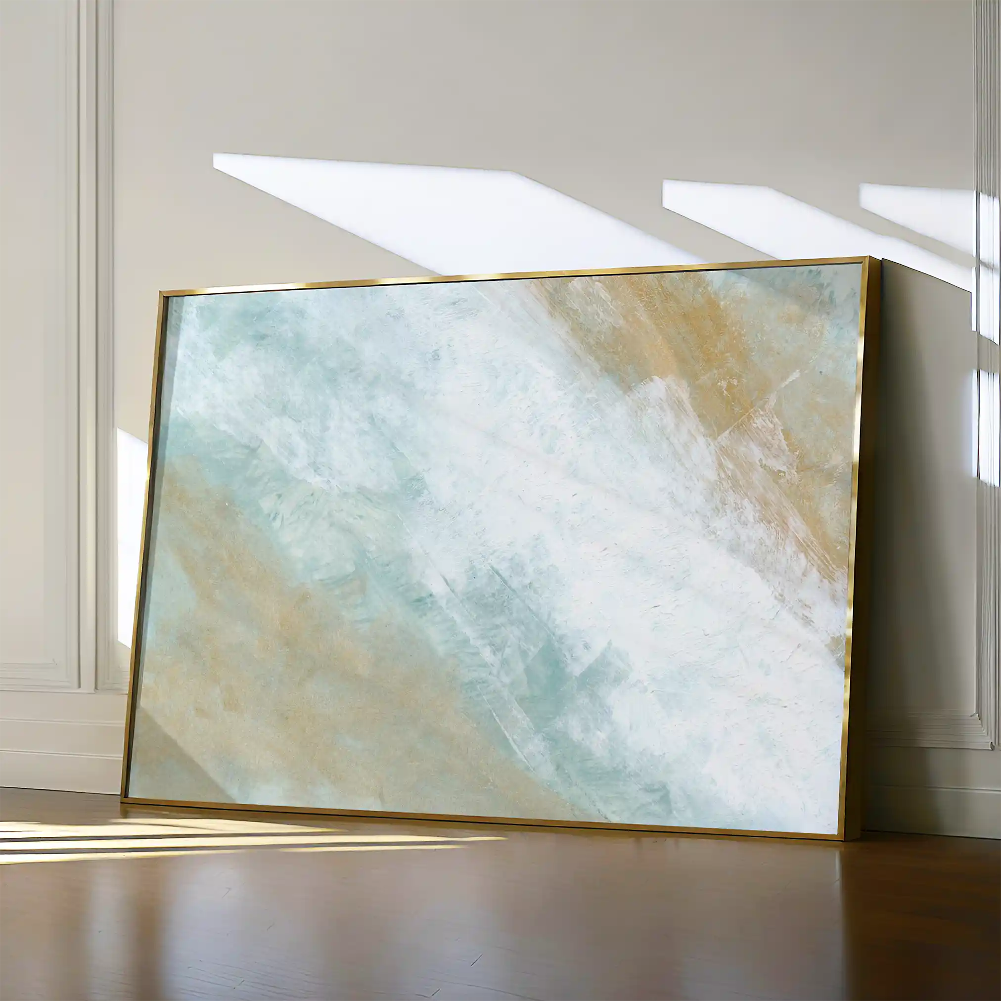 Abstract 222 Canvas Art 60 x 40 cm / Black