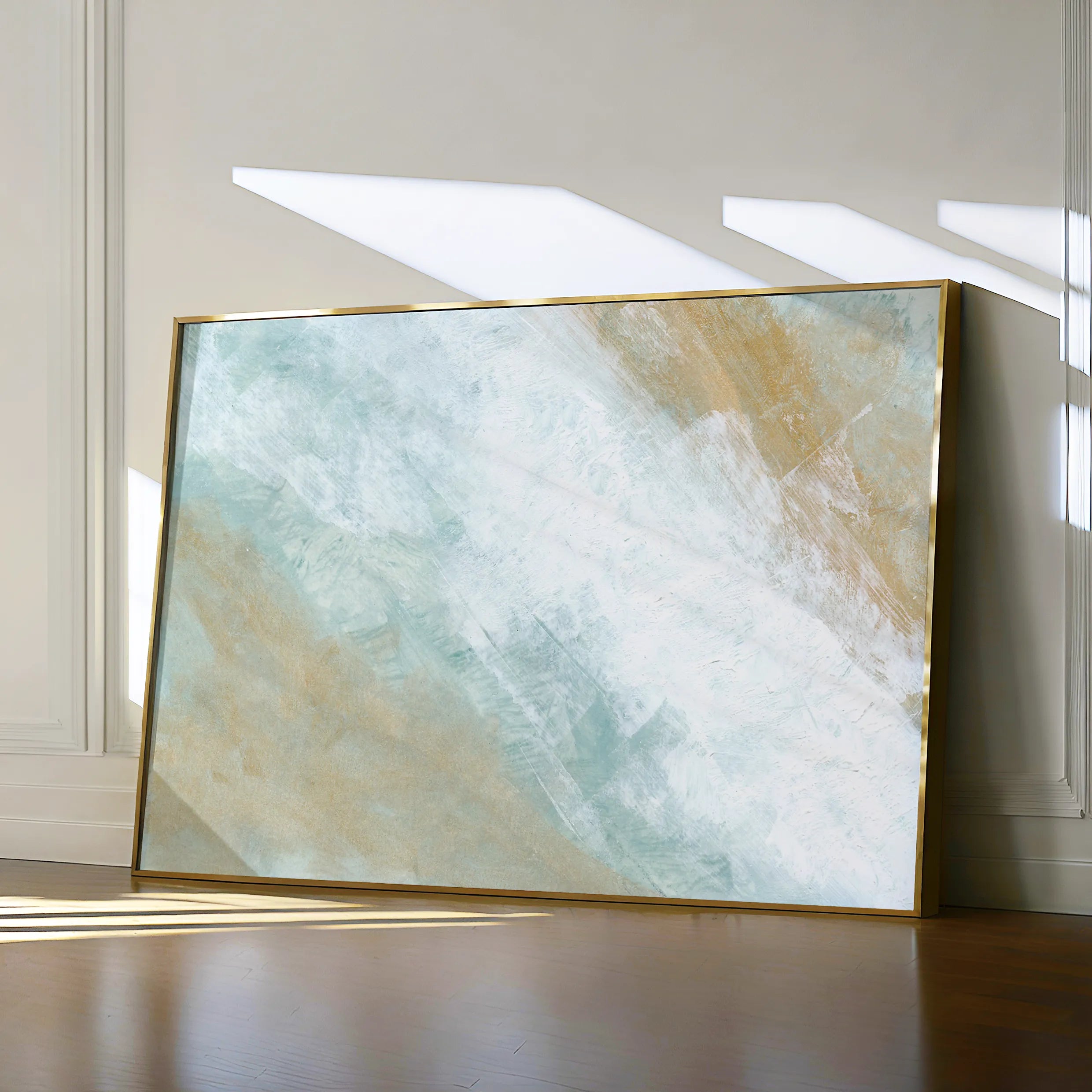 Abstract 222 Canvas Art 60 x 40 cm / Black