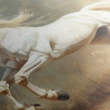 Horses 222 Canvas Art 60 x 40 cm / Black