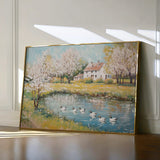 Landscape 222 Canvas Art 60 x 40 cm / Black