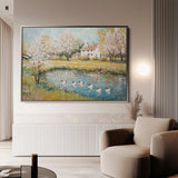 Landscape 222 Canvas Art 60 x 40 cm / Black