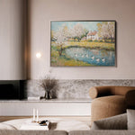 Landscape 222 Canvas Art 60 x 40 cm / Black