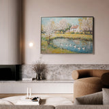 Landscape 222 Canvas Art 60 x 40 cm / Black