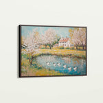 Landscape 222 Canvas Art 60 x 40 cm / Black