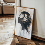 Portrait 222 Canvas Art 60 x 40 cm / Black
