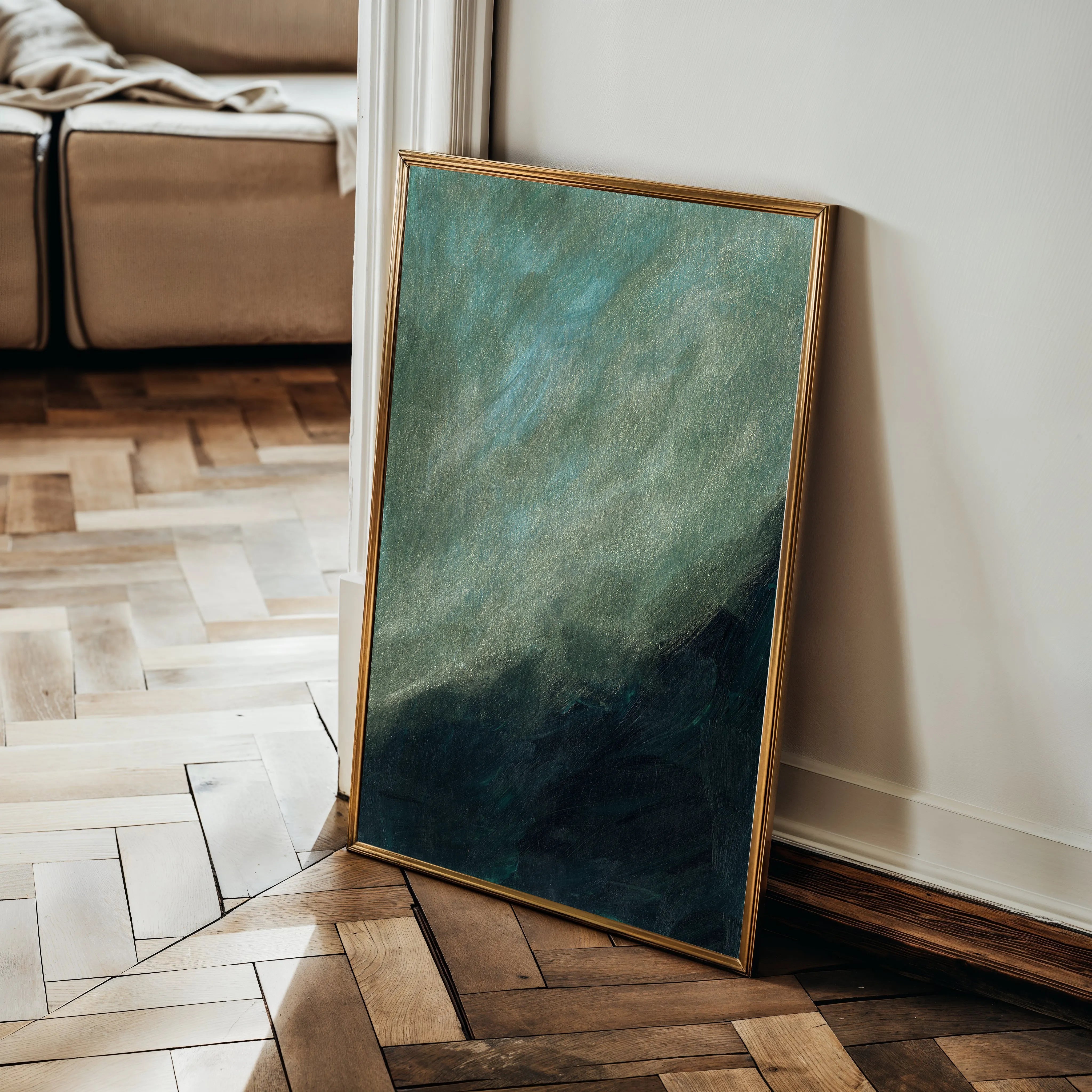 Abstract 223 Canvas Art 60 x 40 cm / Black