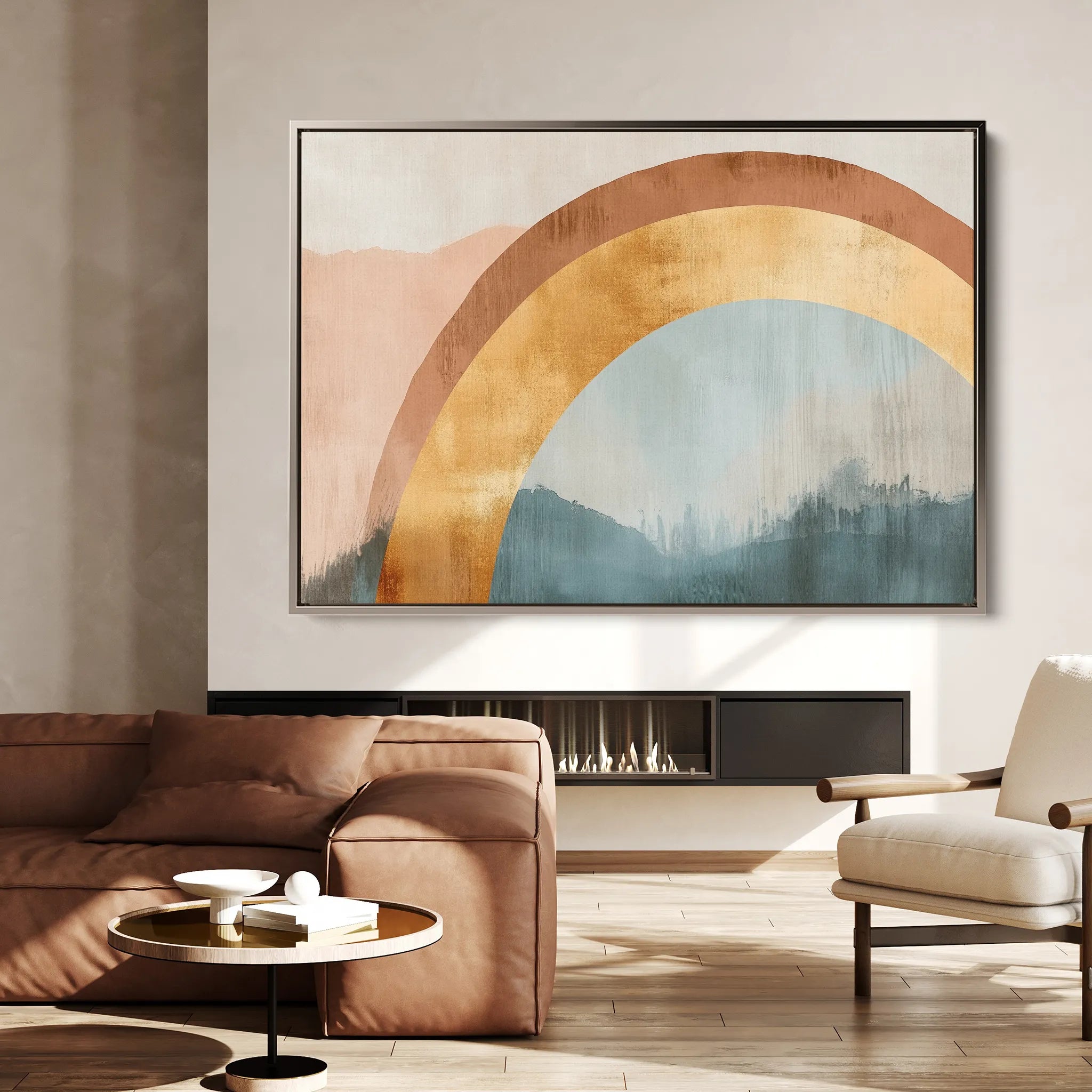 Boho 223 Canvas Art 60 x 40 cm / Black