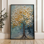 Floral 223 Canvas Art 60 x 40 cm / Black