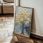 Floral 223 Canvas Art 60 x 40 cm / Black