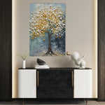 Floral 223 Canvas Art 60 x 40 cm / Black