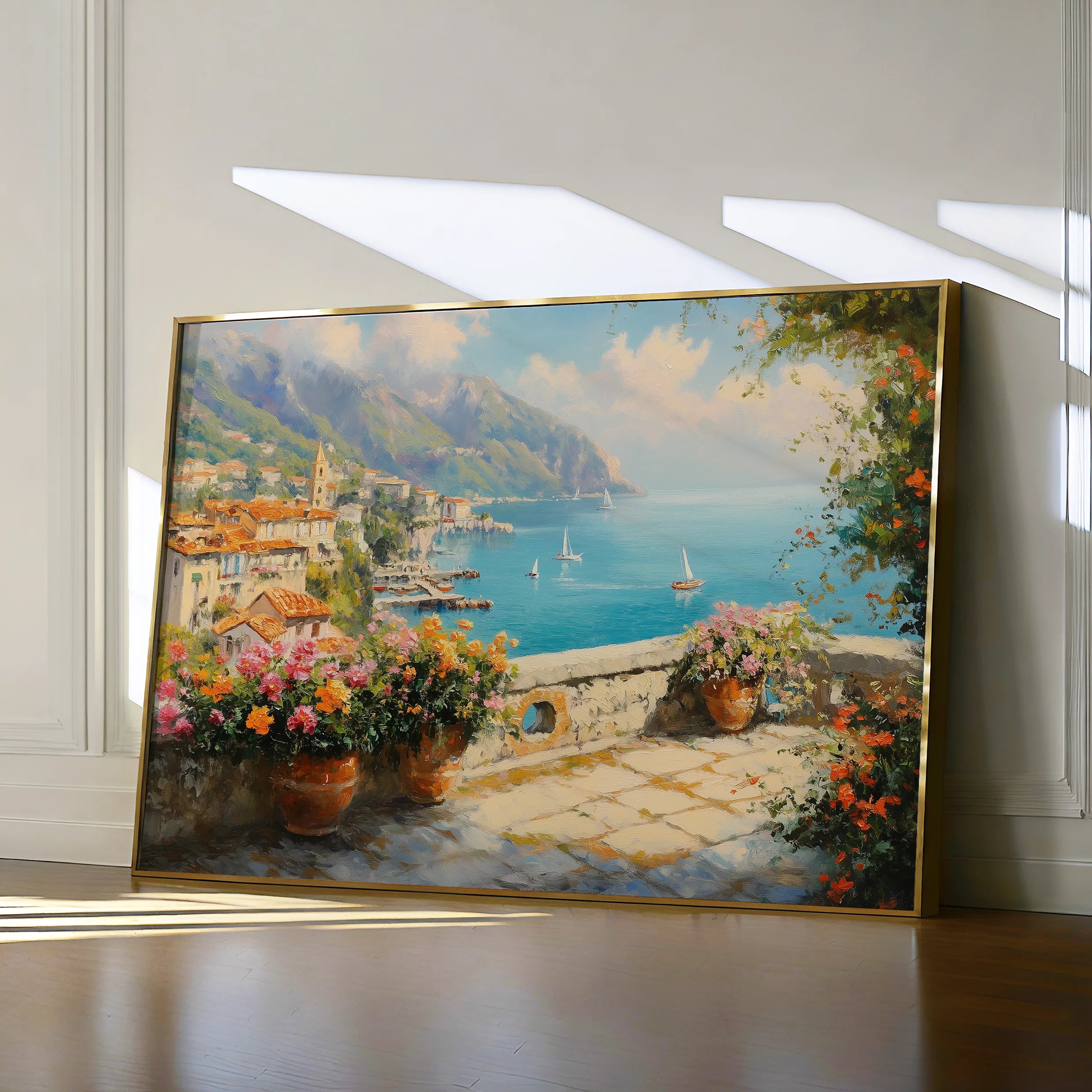 Landscape 223 Canvas Art 60 x 40 cm / Black
