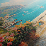 Landscape 223 Canvas Art 60 x 40 cm / Black