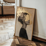 Portrait 223 Canvas Art 60 x 40 cm / Black