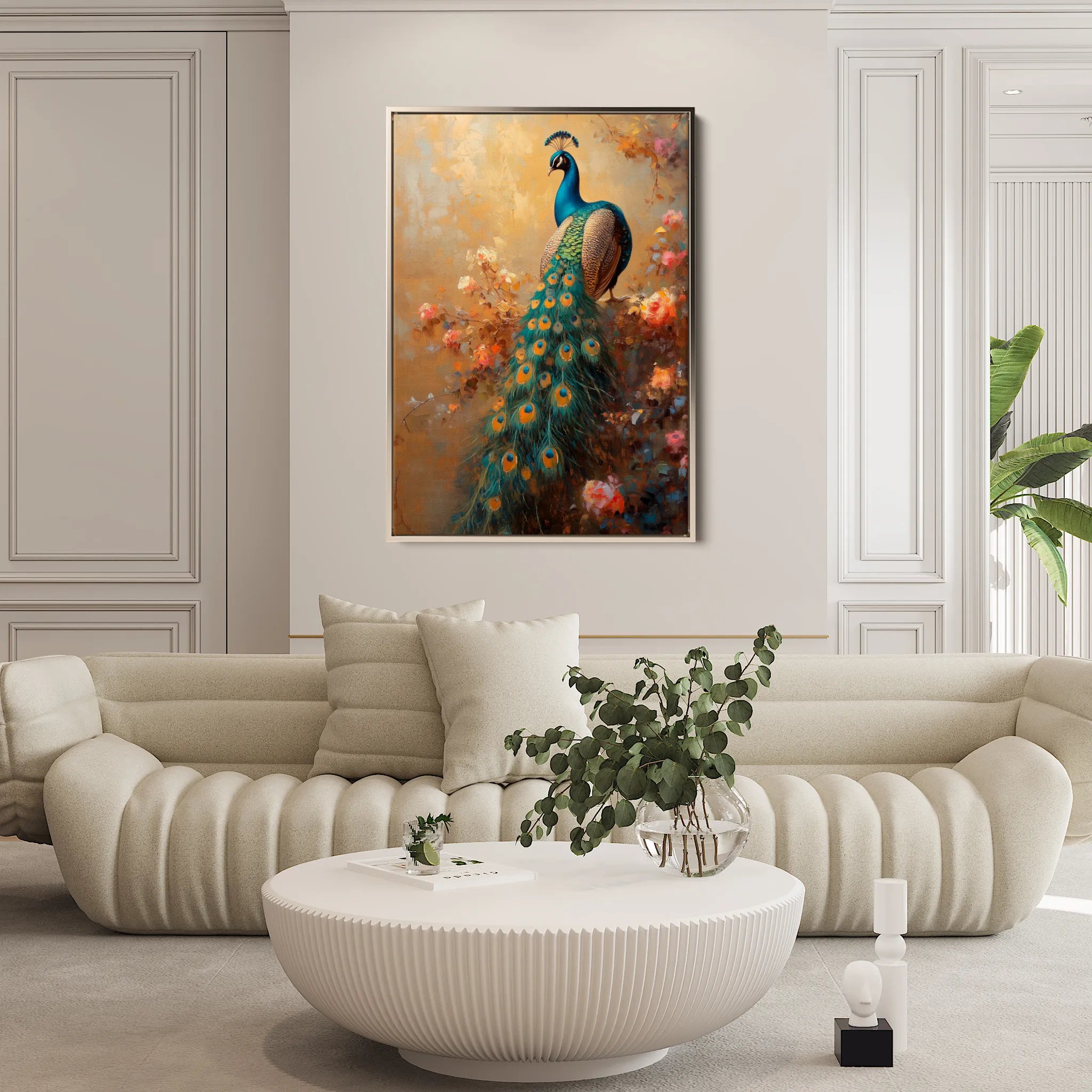 Animals 224 Canvas Art 60 x 40 cm / Black