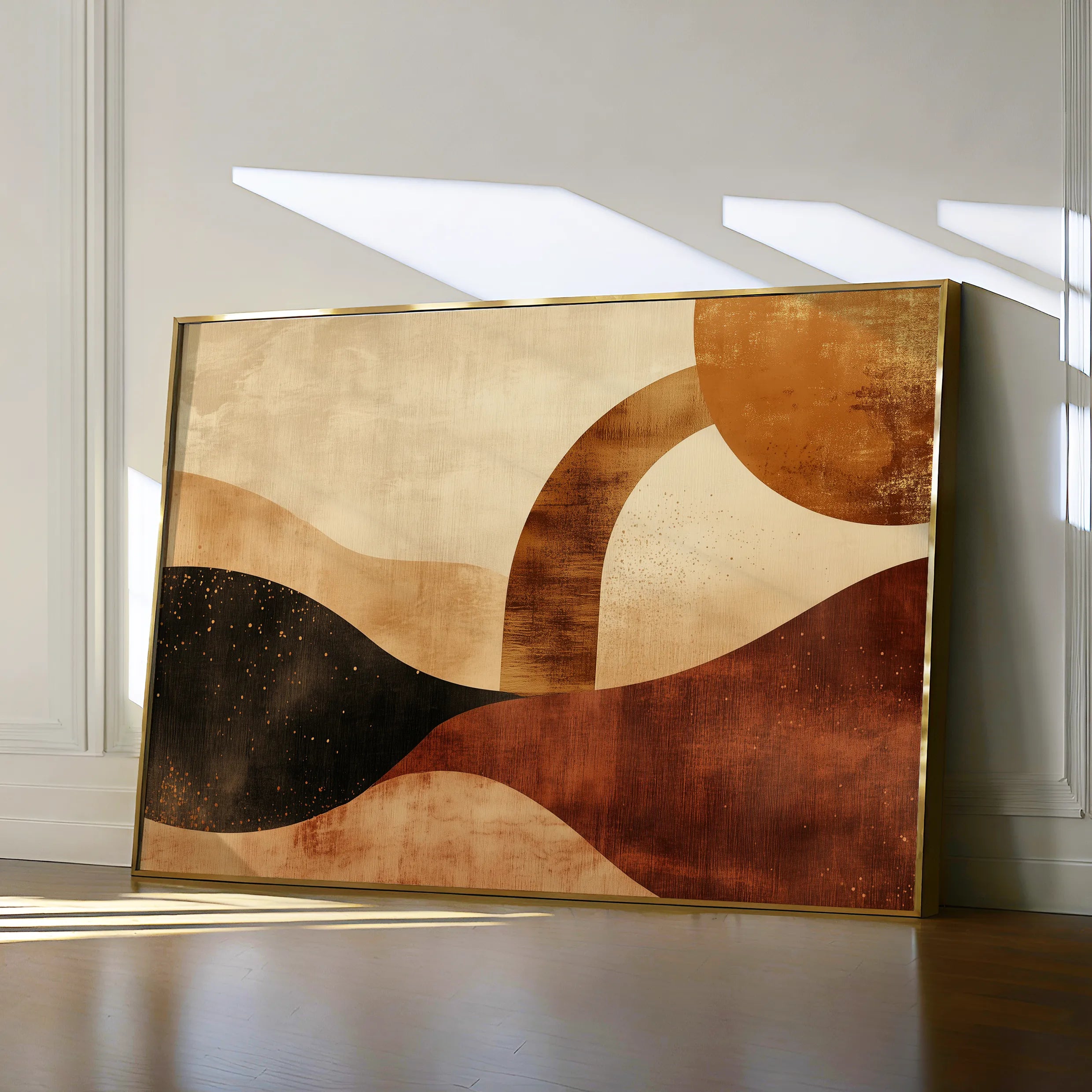 Boho 224 Canvas Art 60 x 40 cm / Black