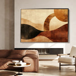 Boho 224 Canvas Art 60 x 40 cm / Black