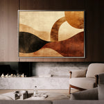 Boho 224 Canvas Art 60 x 40 cm / Black