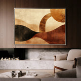 Boho 224 Canvas Art 60 x 40 cm / Black