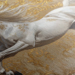 Horses 224 Canvas Art 60 x 40 cm / Black