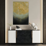Abstract 225 Canvas Art 60 x 40 cm / Black