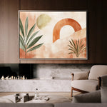 Boho 225 Canvas Art 60 x 40 cm / Black