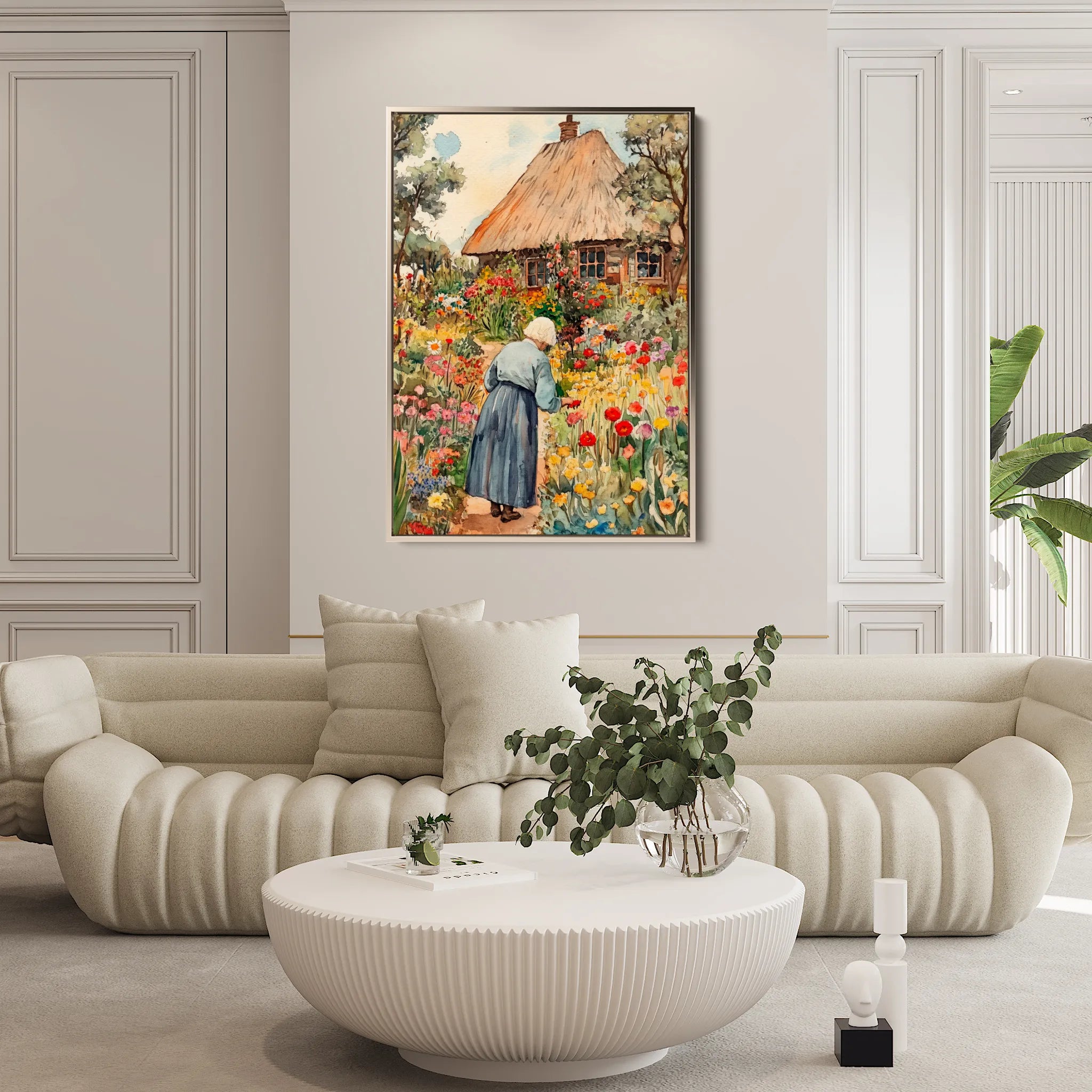 Landscape 225 Canvas Art 60 x 40 cm / Black