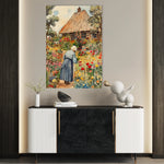 Landscape 225 Canvas Art 60 x 40 cm / Black