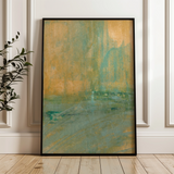 Abstract 227 Canvas Art 60 x 40 cm / Black