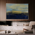 Abstract 228 Canvas Art 60 x 40 cm / Black