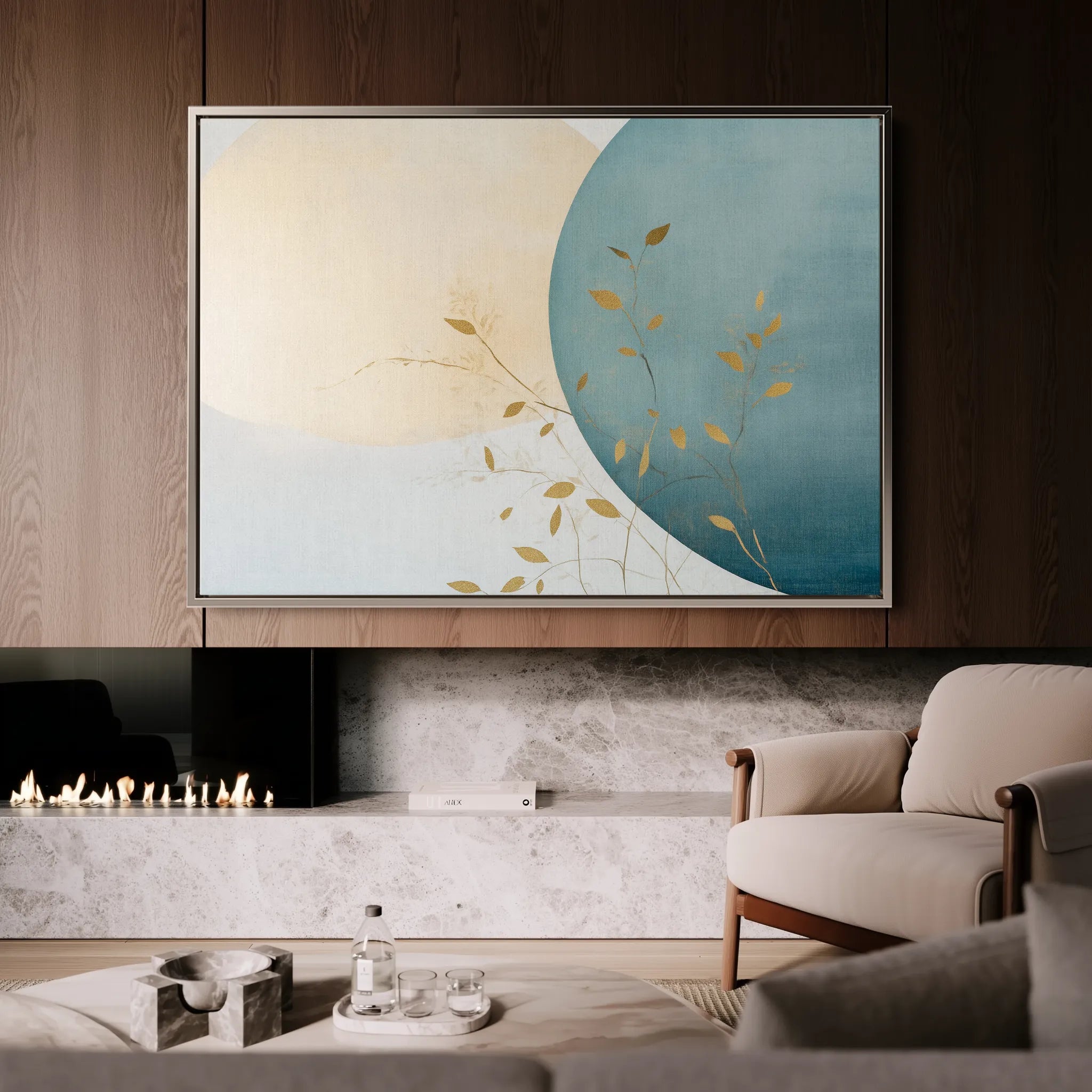 Boho 228 Canvas Art 60 x 40 cm / Black