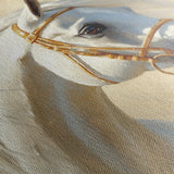 Horses 228 Canvas Art 60 x 40 cm / Black