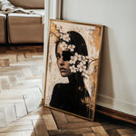 Portrait 228 Canvas Art 60 x 40 cm / Black