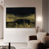 Abstract 229 Canvas Art 60 x 40 cm / Black