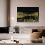 Abstract 229 Canvas Art 60 x 40 cm / Black