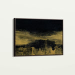 Abstract 229 Canvas Art 60 x 40 cm / Black