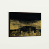 Abstract 229 Canvas Art 60 x 40 cm / Black