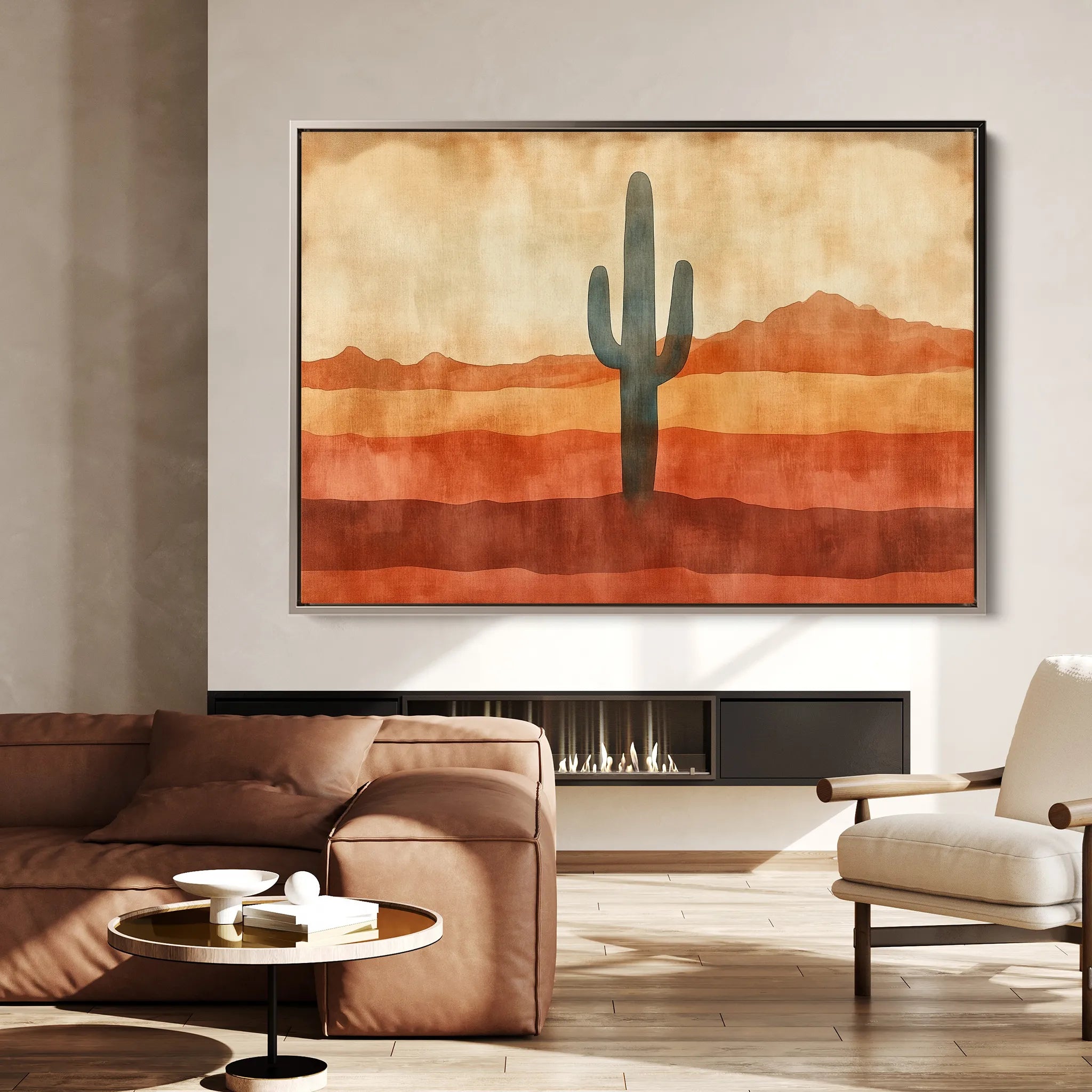 Boho 229 Canvas Art 60 x 40 cm / Black