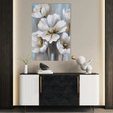 Floral 229 Canvas Art 60 x 40 cm / Black
