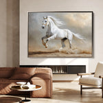 Horses 229 Canvas Art 60 x 40 cm / Black