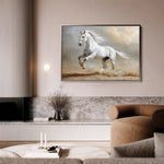Horses 229 Canvas Art 60 x 40 cm / Black