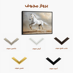 Horses 229 Canvas Art 60 x 40 cm / Black