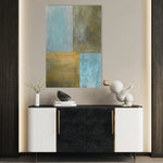 Abstract 230 Canvas Art 60 x 40 cm / Black